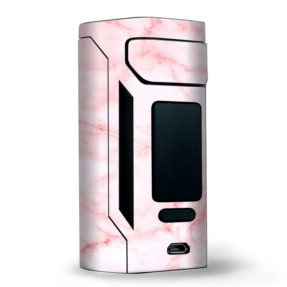  Rose Pink Marble Pattern Wismec RX2 20700 Skin