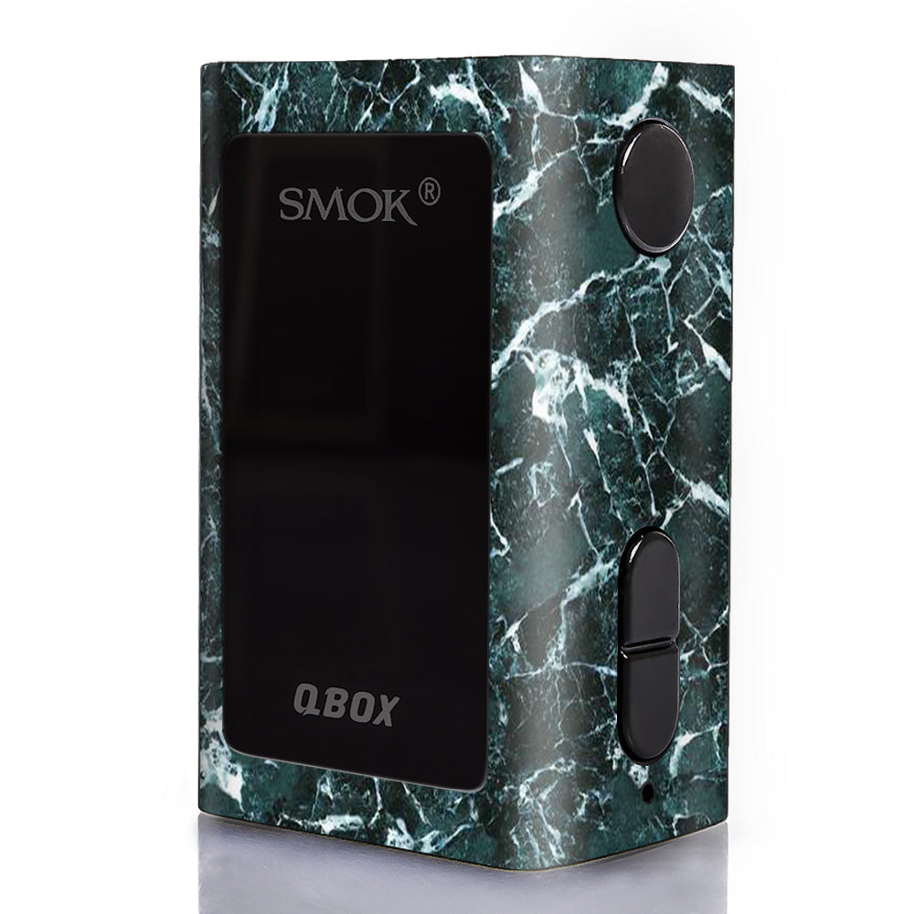  Green Dark Marble Granite Smok Q-Box Skin
