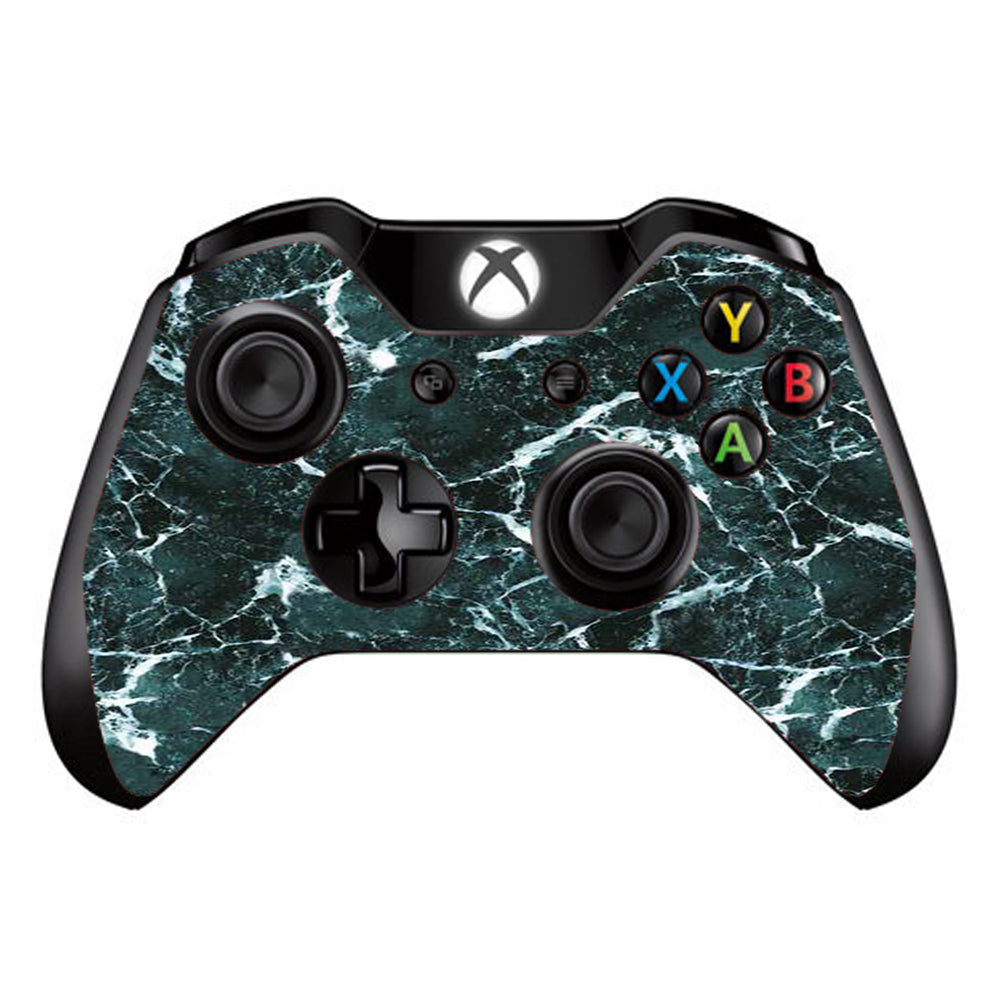  Green Dark Marble Granite Microsoft Xbox One Controller Skin