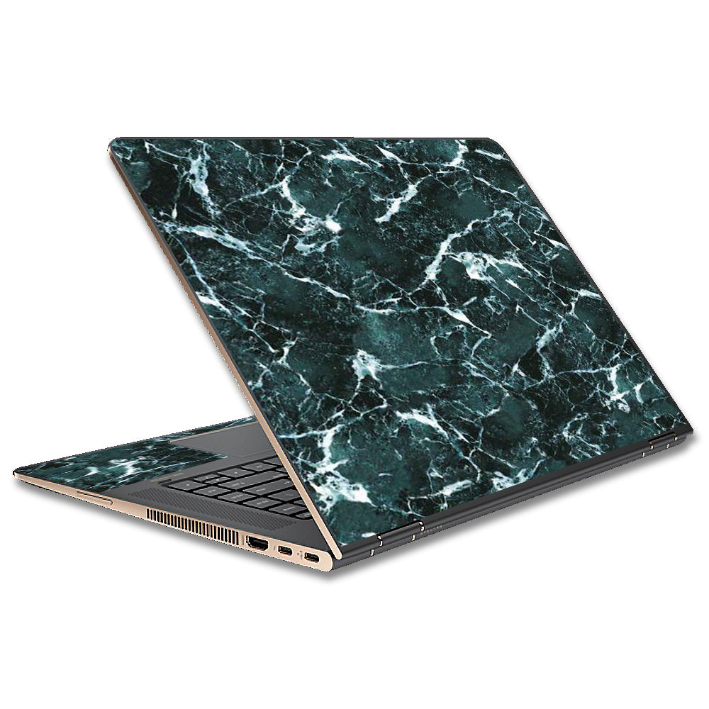  Green Dark Marble Granite HP Spectre x360 13t Skin