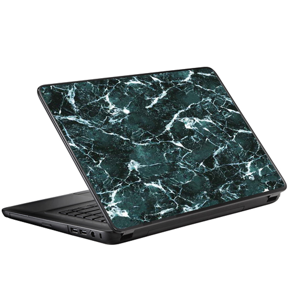 Green Dark Marble Granite Universal 13 to 16 inch wide laptop Skin