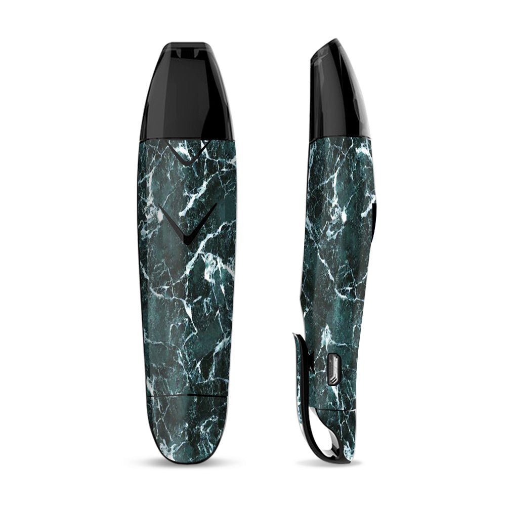 Skin Decal for Suorin Vagon  Vape / Green Dark Marble Granite