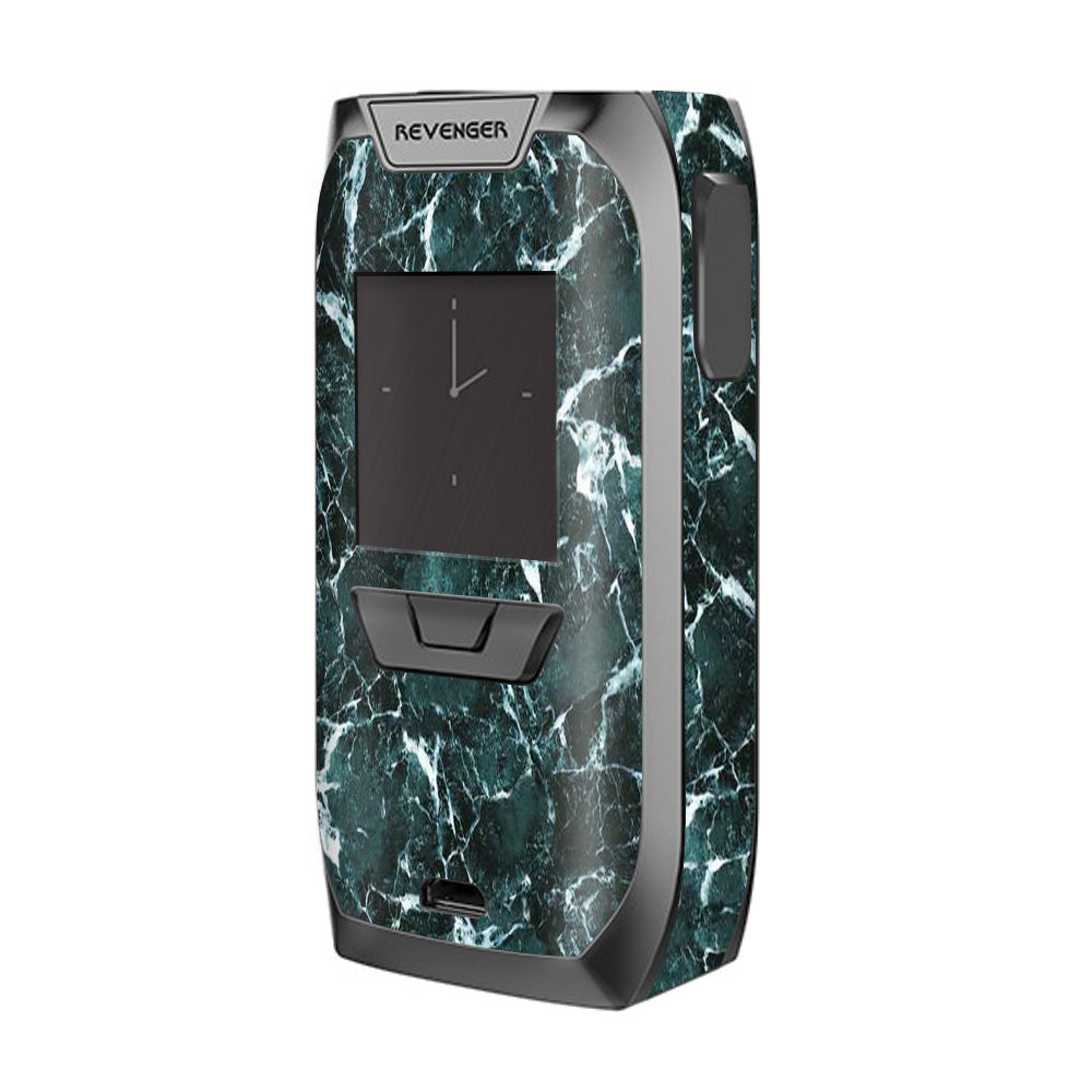  Green Dark Marble Granite Vaporesso Revenger Skin