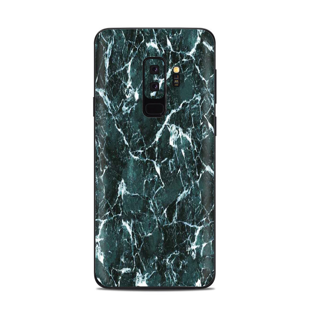  Green Dark Marble Granite Samsung Galaxy S9 Plus Skin