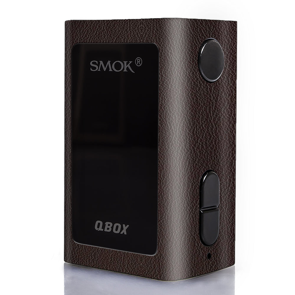  Brown Leather Design Pattern Smok Q-Box Skin