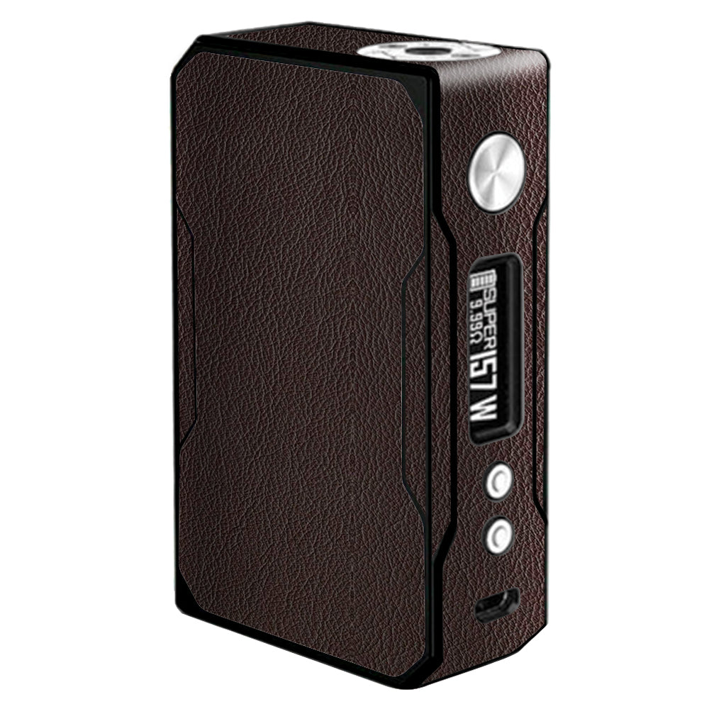  Brown Leather Design Pattern Voopoo Drag 157w Skin