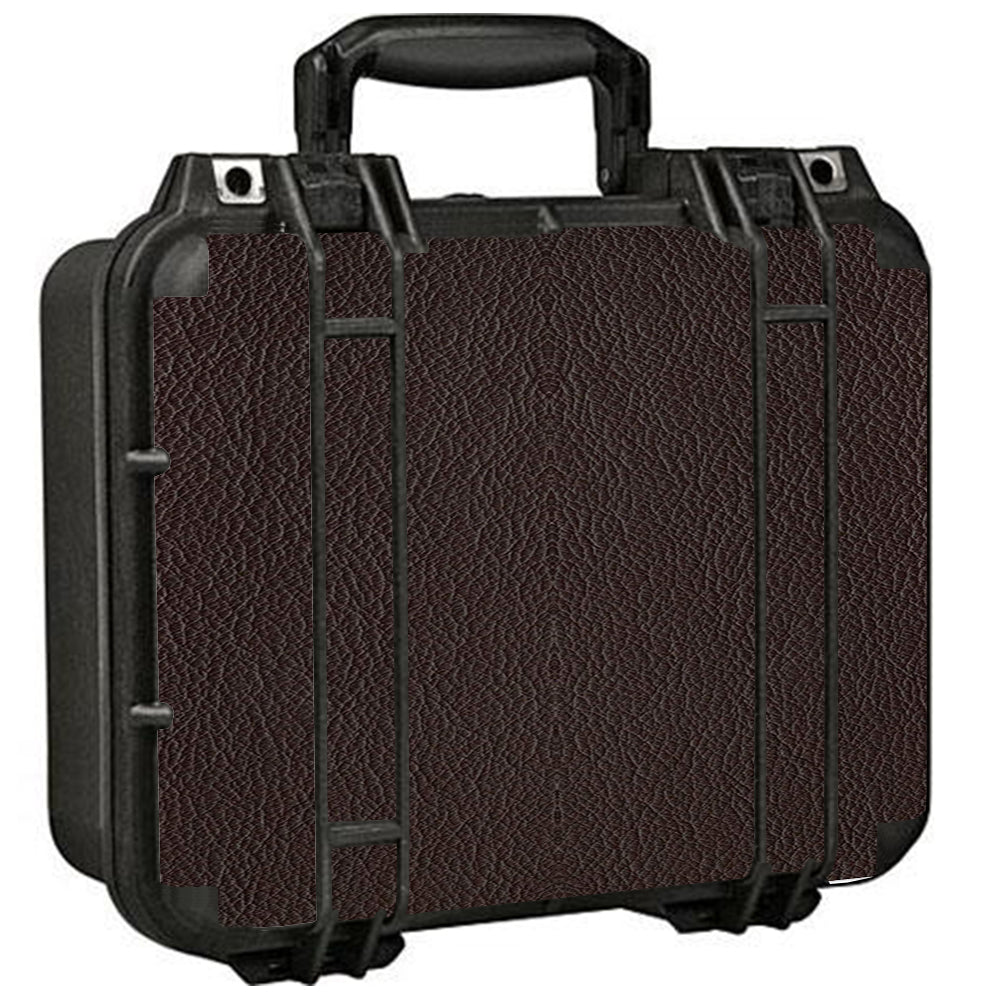  Brown Leather Design Pattern Pelican Case 1400 Skin