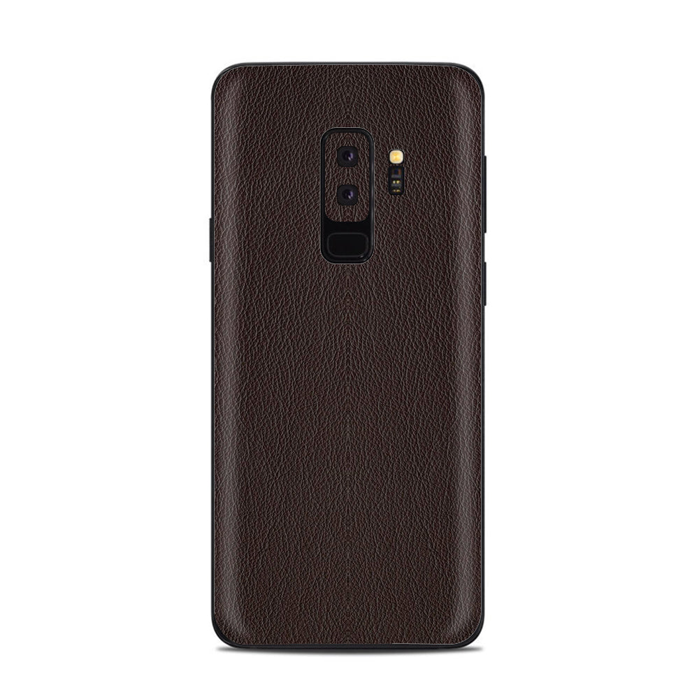  Brown Leather Design Pattern Samsung Galaxy S9 Plus Skin