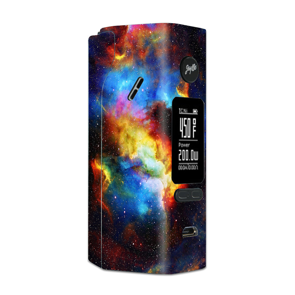  Space Gas Nebula Colorful Galaxy Wismec Reuleaux RX 2/3 combo kit Skin