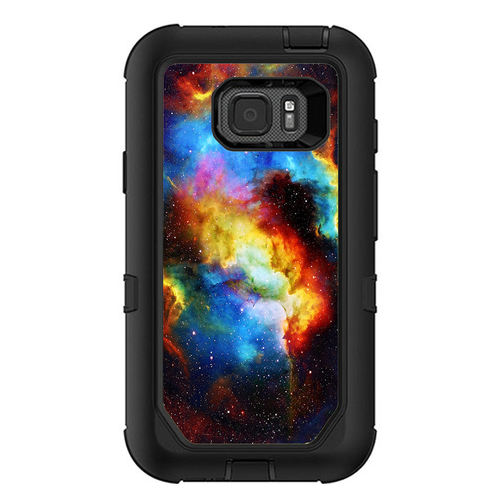 Space Gas Nebula Colorful Galaxy Otterbox Defender Samsung Galaxy S7 Active Skin