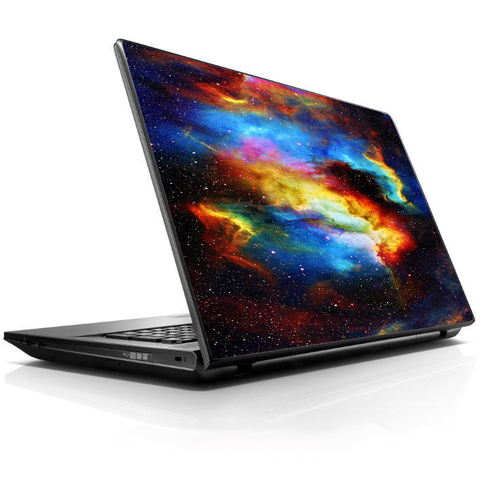  Space Gas Nebula Colorful Galaxy Universal 13 to 16 inch wide laptop Skin