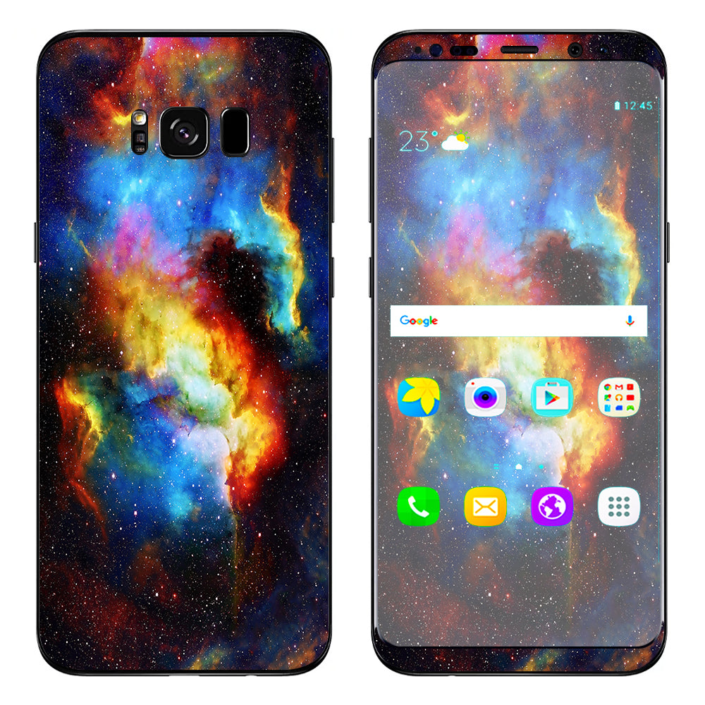  Space Gas Nebula Colorful Galaxy Samsung Galaxy S8 Plus Skin