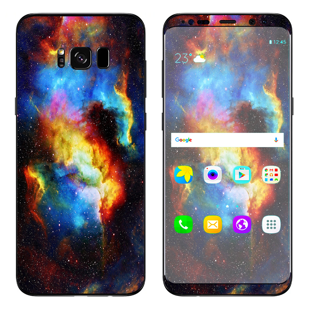  Space Gas Nebula Colorful Galaxy Samsung Galaxy S8 Skin
