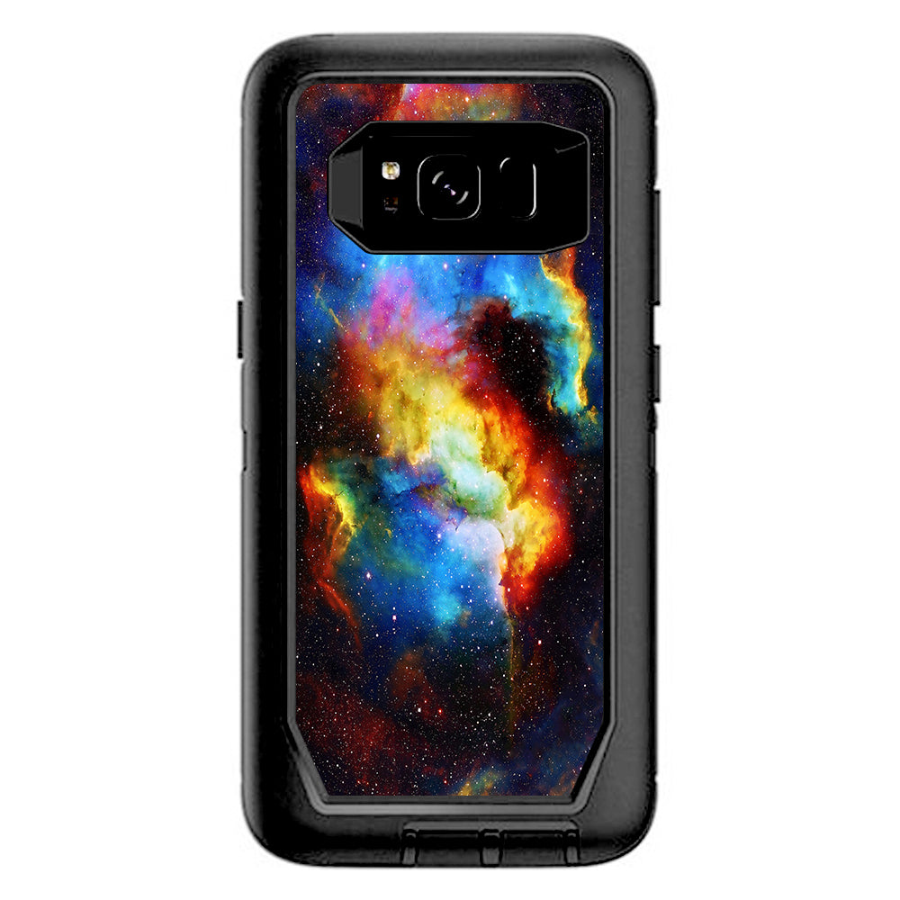  Space Gas Nebula Colorful Galaxy Otterbox Defender Samsung Galaxy S8 Skin