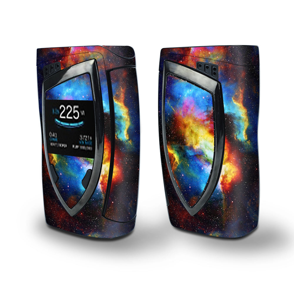 Skin Decal Vinyl Wrap for Smok Devilkin Kit 225w (includes TFV12 Prince Tank Skins) Vape Skins Stickers Cover / Space Gas Nebula Colorful Galaxy