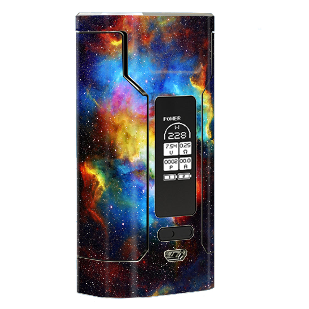 Space Gas Nebula Colorful Galaxy Wismec Predator 228 Skin