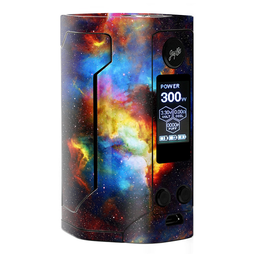  Space Gas Nebula Colorful Galaxy Wismec RX Gen 3 Skin