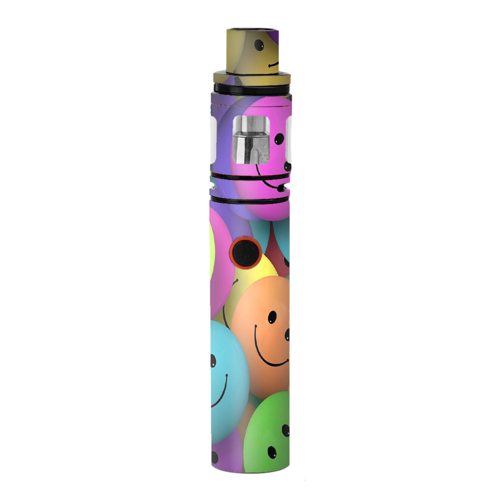  Colorful Smiley Faces Balls Smok Stick V8 Skin