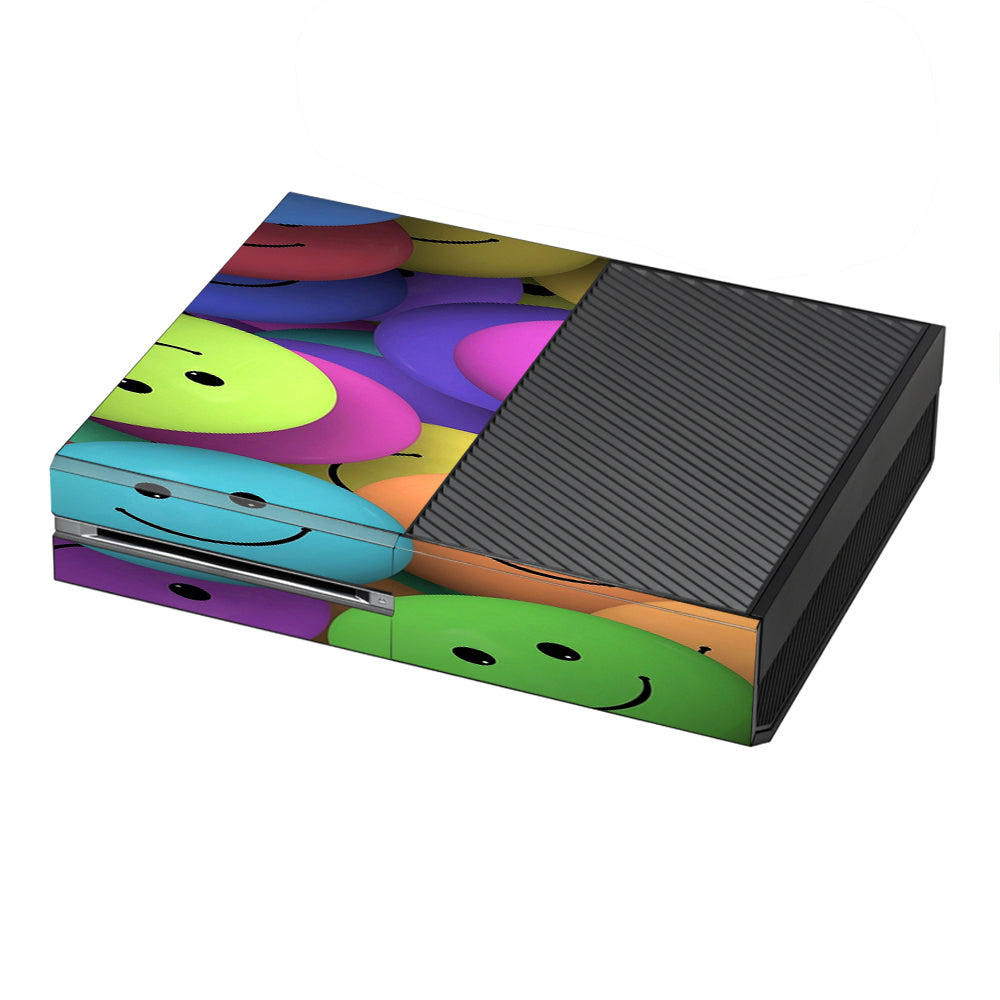  Colorful Smiley Faces Balls Microsoft Xbox One Skin