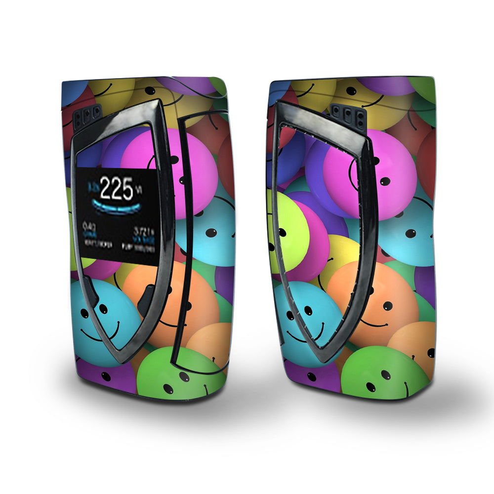 Skin Decal Vinyl Wrap for Smok Devilkin Kit 225w (includes TFV12 Prince Tank Skins) Vape Skins Stickers Cover / Colorful Smiley Faces Balls