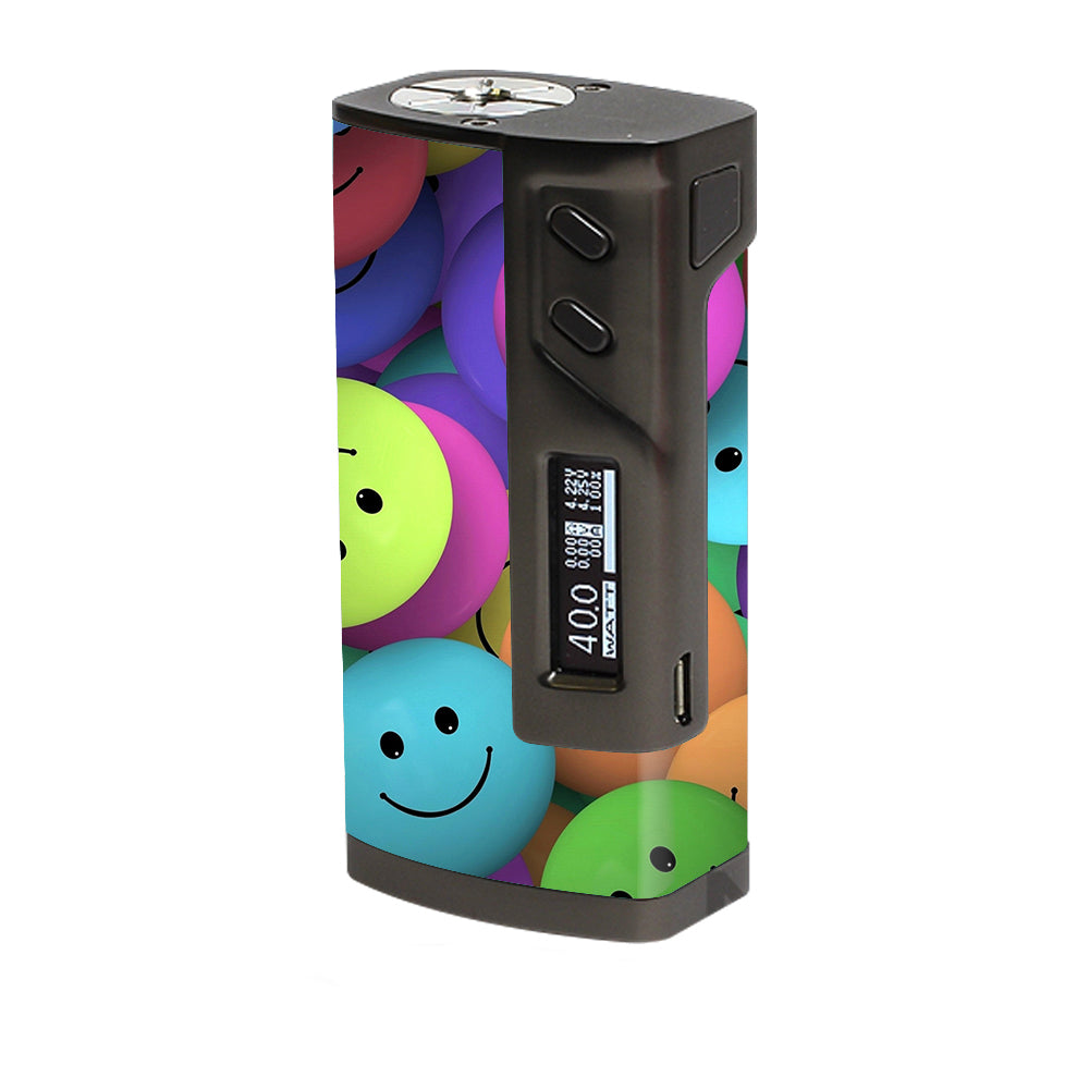  Colorful Smiley Faces Balls Sigelei 213W Skin