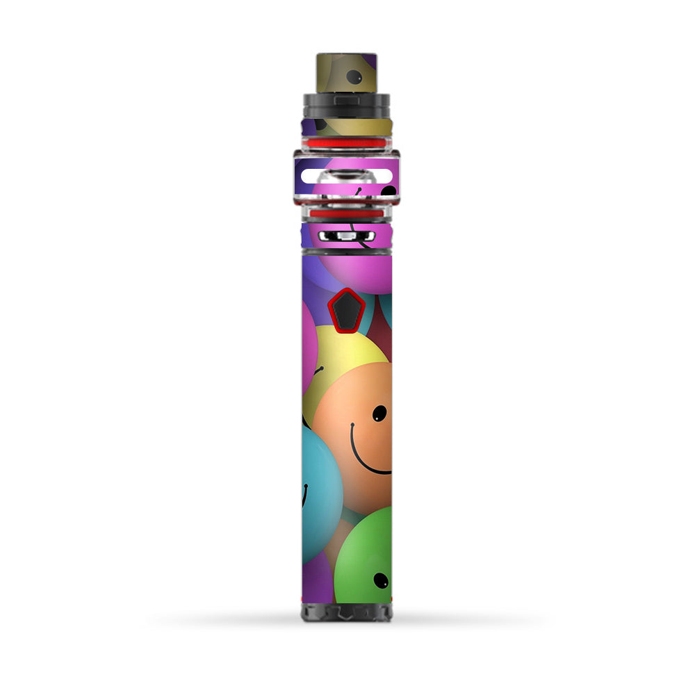  Colorful Smiley Faces Balls Smok Stick Prince Baby Skin