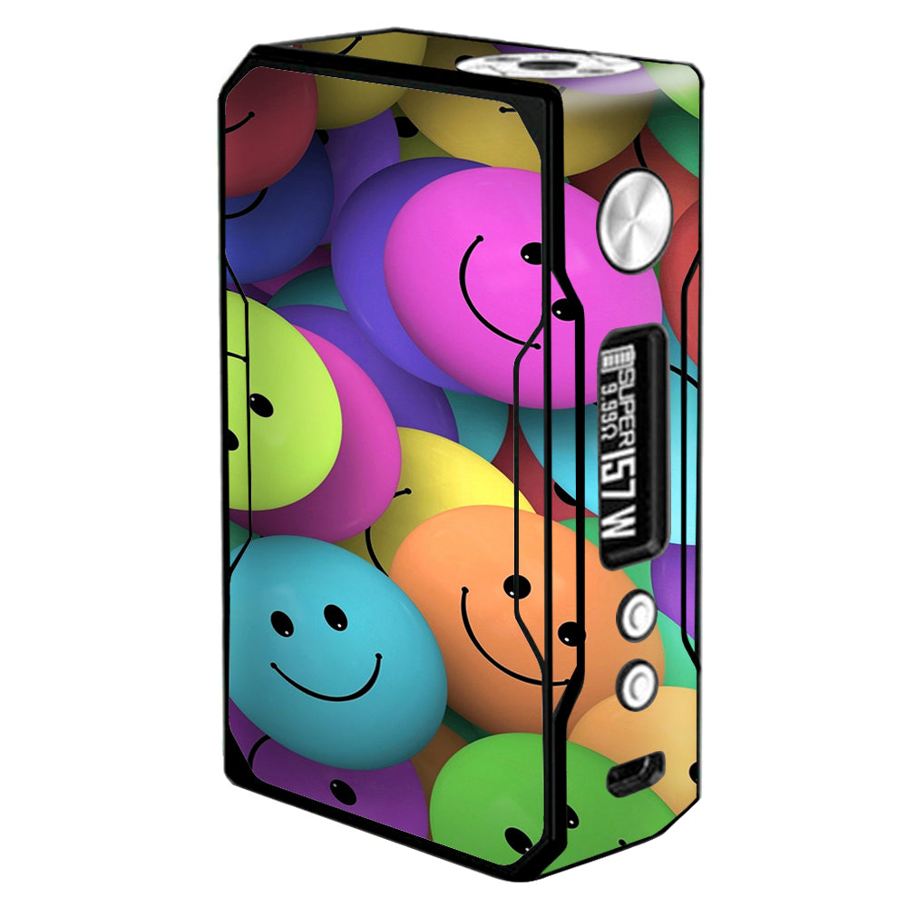  Colorful Smiley Faces Balls Voopoo Drag 157w Skin