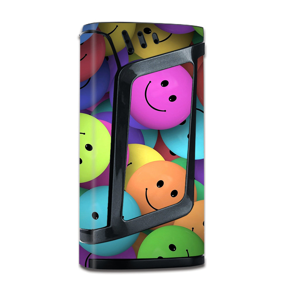  Colorful Smiley Faces Balls Smok Alien 220W Skin