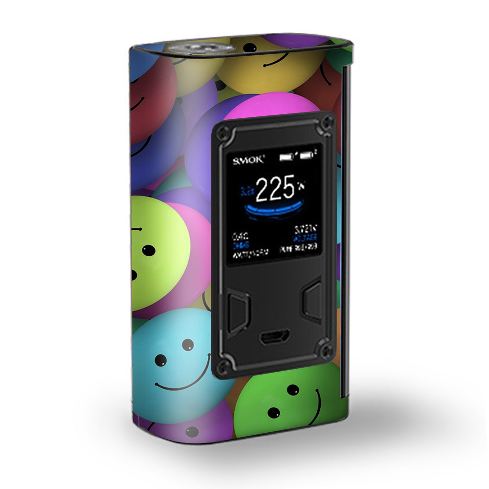  Colorful Smiley Faces Balls Majesty Smok Skin