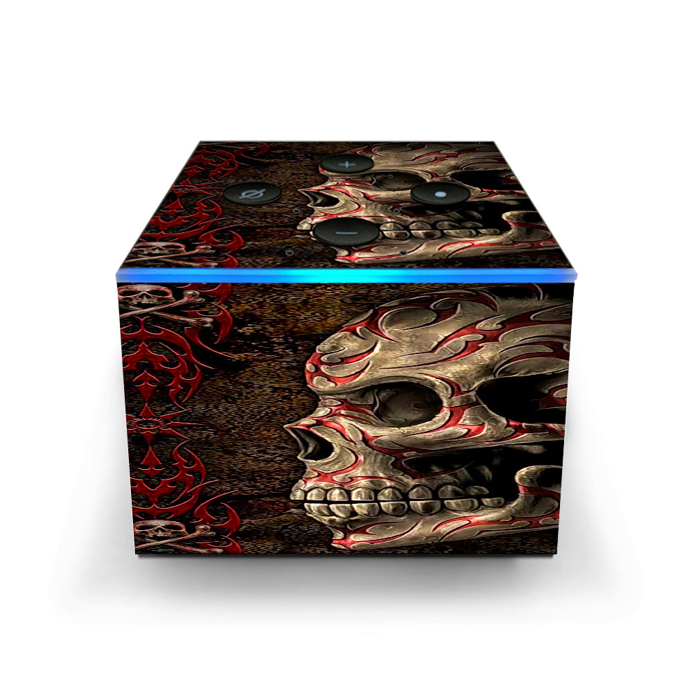 Wicked Evil Tribal Skull Tattoo Amazon Fire TV Cube Skin