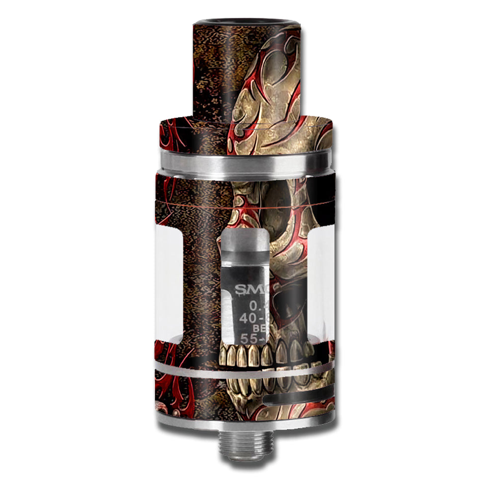  Wicked Evil Tribal Skull Tattoo Smok TFV8 Micro Baby Beast Skin