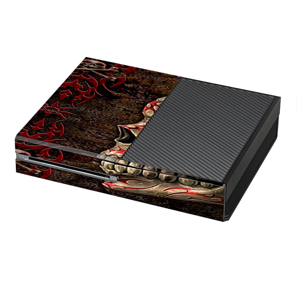  Wicked Evil Tribal Skull Tattoo Microsoft Xbox One Skin