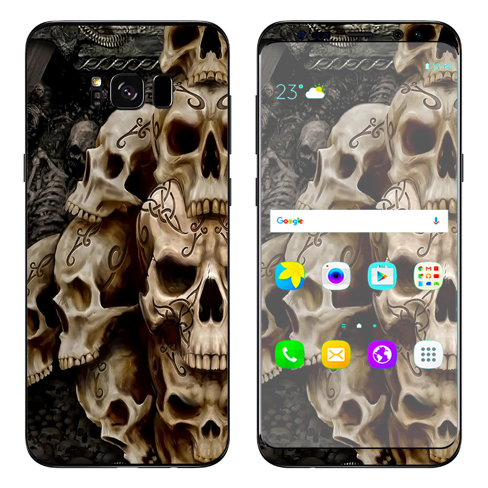  Wicked Skulls Tattooed  Samsung Galaxy S8 Skin