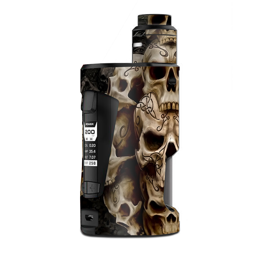 Skin Decal Vinyl Wrap for Geekvape GBox Squonk Kit 200W Vape Kit skins stickers cover / Wicked Skulls Tattooed itsaskin.com Skin Decal Vinyl Wrap for Geekvape GBox Squonk Kit 200W Vape Kit skins stickers cover / Wicked Skulls Tattooed itsaskin.com