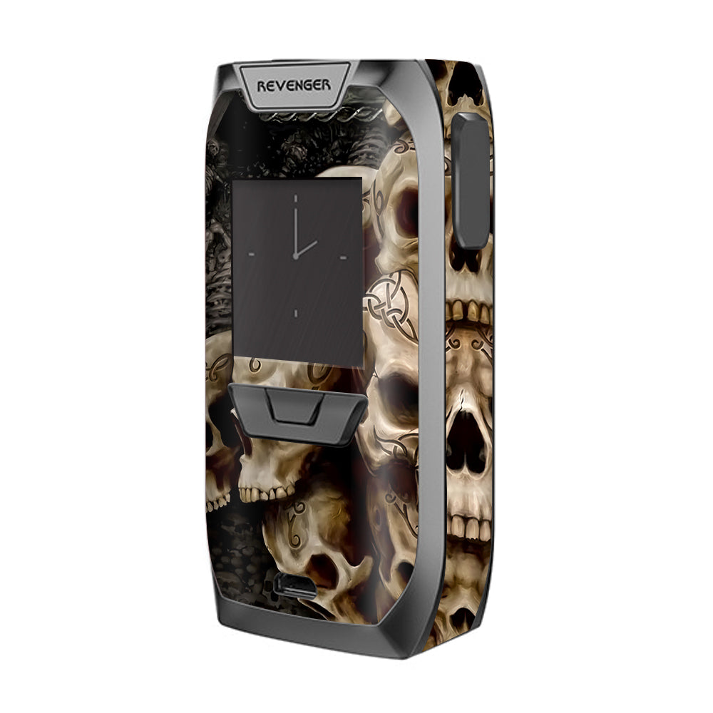  Wicked Skulls Tattooed Vaporesso Revenger Skin