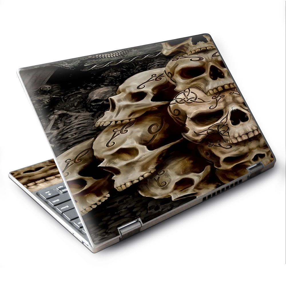  Wicked Skulls Tattooed  Lenovo Yoga 710 11.6" Skin