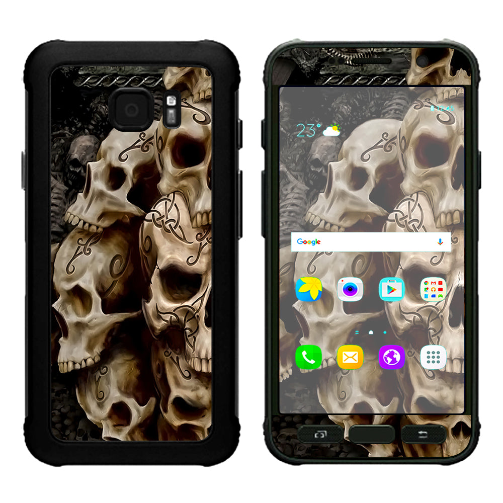  Wicked Skulls Tattooed  Samsung Galaxy S7 Active Skin