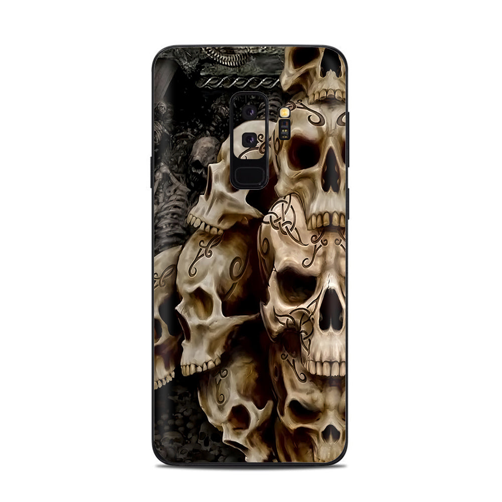  Wicked Skulls Tattooed  Samsung Galaxy S9 Plus Skin