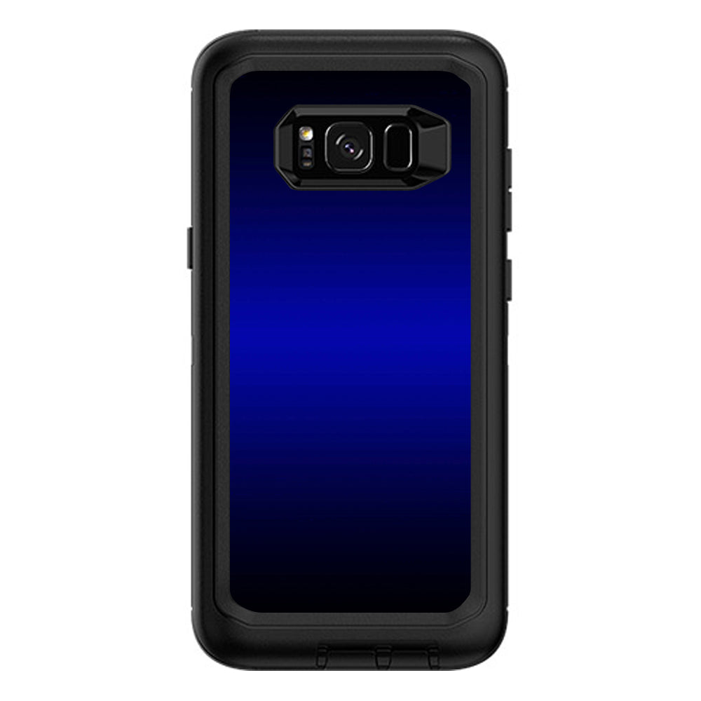  Electric Blue Glow Solid Otterbox Defender Samsung Galaxy S8 Plus Skin