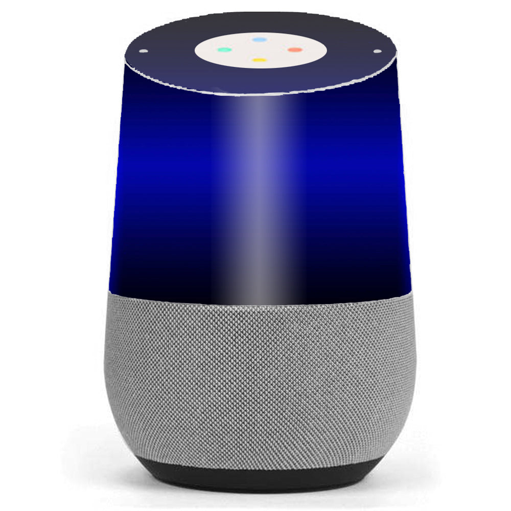  Electric Blue Glow Solid Google Home Skin