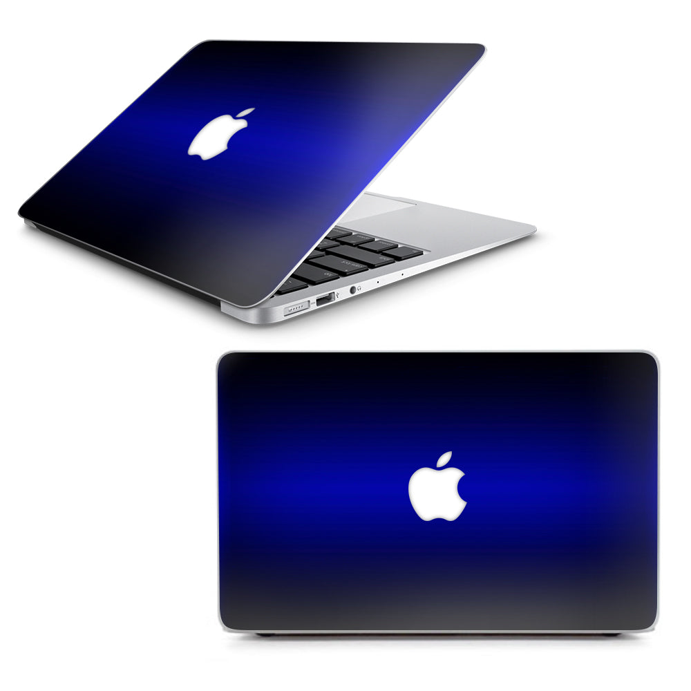  Electric Blue Glow Solid Macbook Air 11" A1370 A1465 Skin