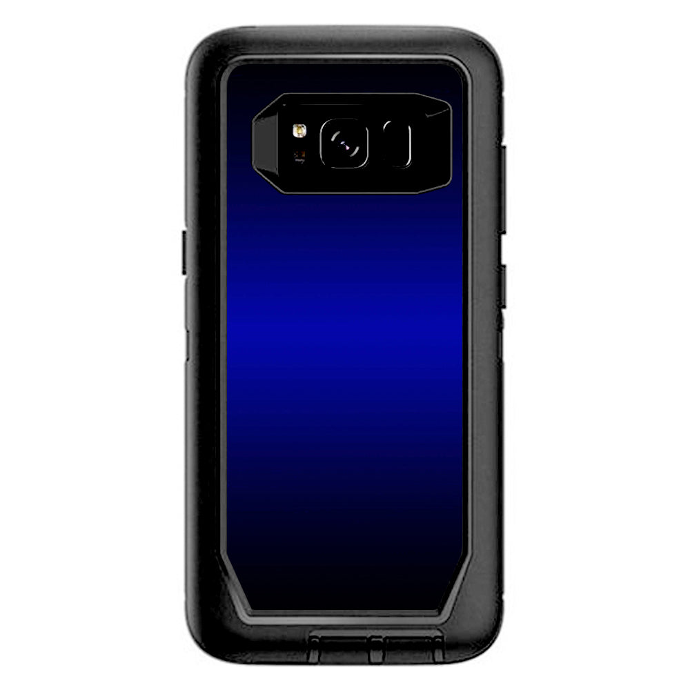  Electric Blue Glow Solid Otterbox Defender Samsung Galaxy S8 Skin