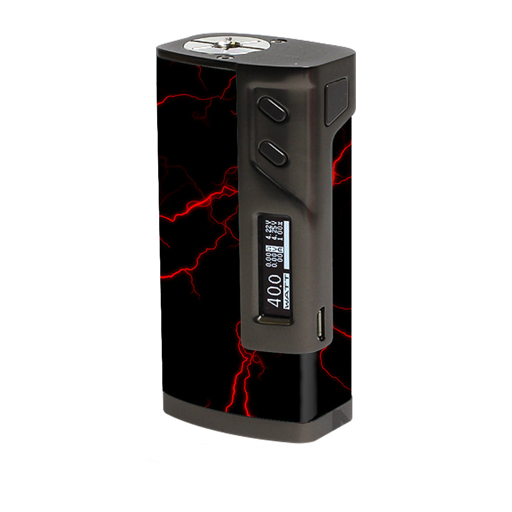  Red Lightning Bolts Electric Sigelei 213W Skin