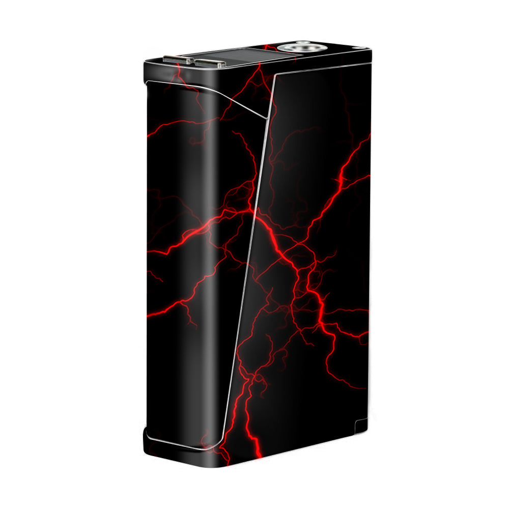  Red Lightning Bolts Electric Smok H-Priv Skin