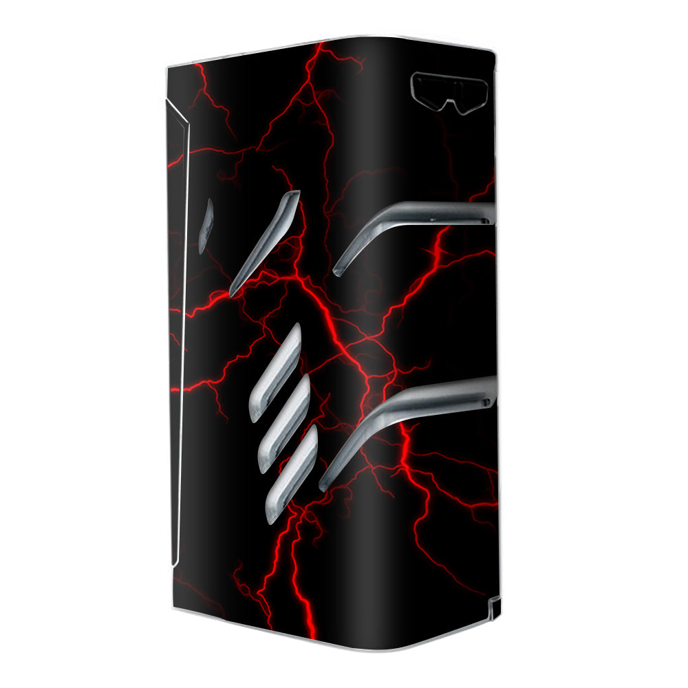  Red Lightning Bolts Electric Smok T-Priv Skin
