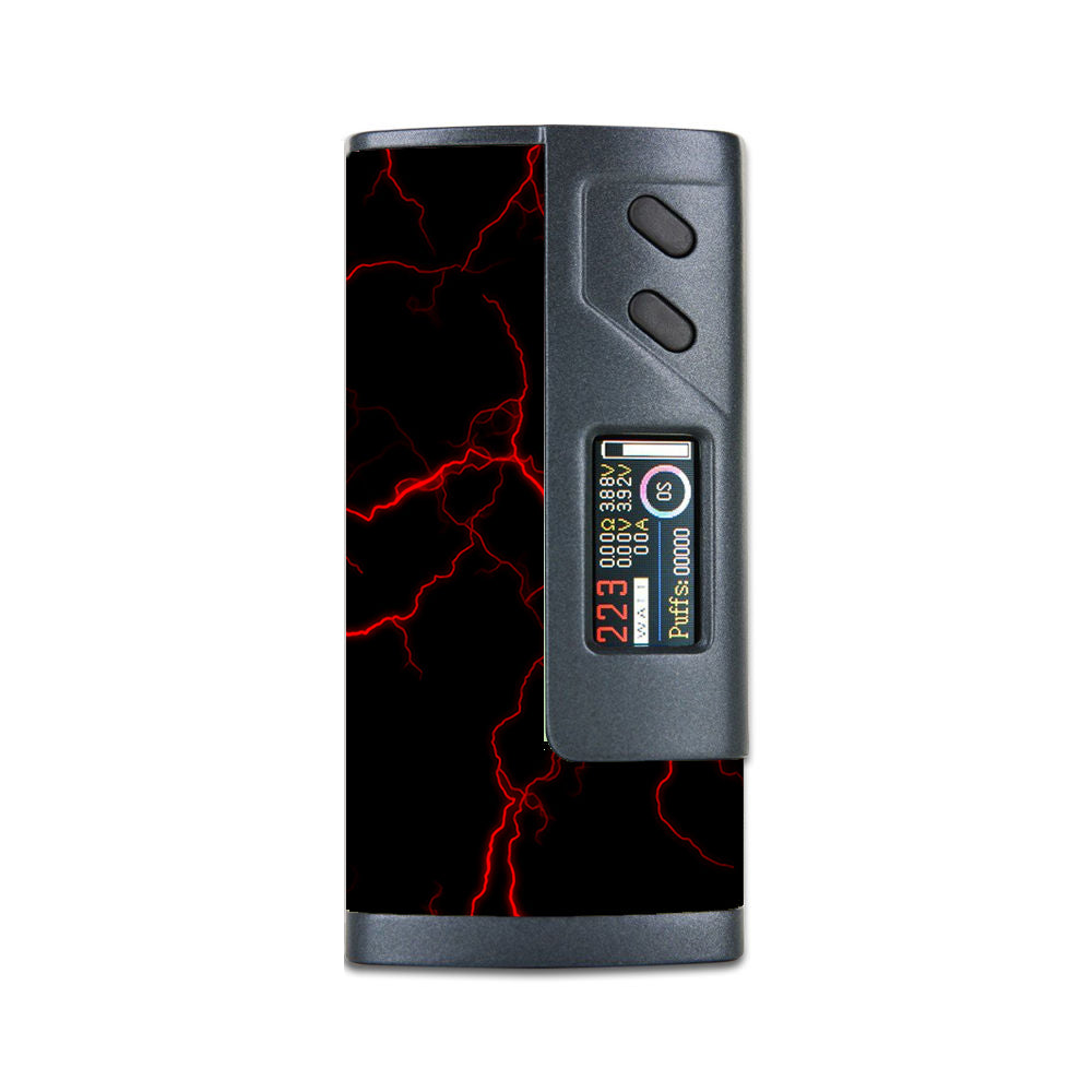  Red Lightning Bolts Electric Sigelei 213W Plus Skin