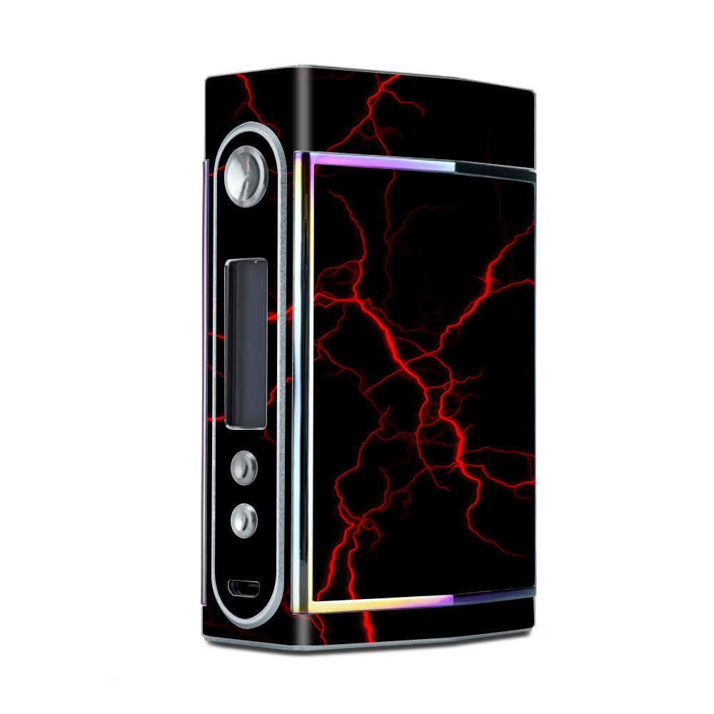  Red Lightning Bolts Electric Too VooPoo Skin