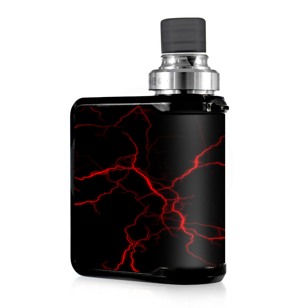  Red Lightning Bolts Electric Mvape Mi-One Skin