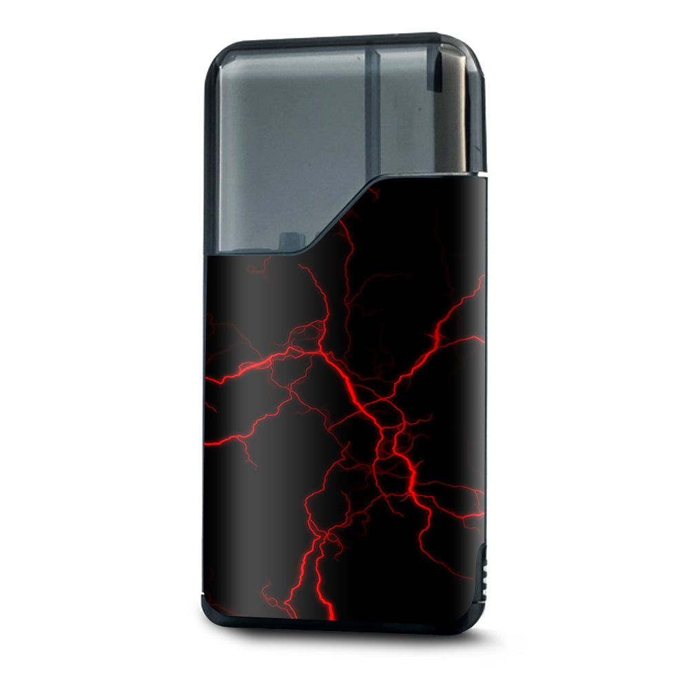  Red Lightning Bolts Electric Suorin Air Skin