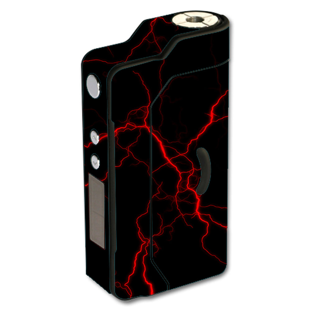  Red Lightning Bolts Electric Sigelei 150W TC Skin